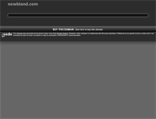 Tablet Screenshot of newbland.com